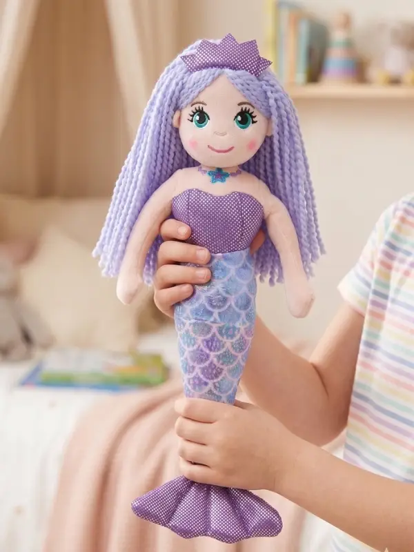 Мягкая игрушка кукла &laquo;Русалка&raquo; 35 см, МИКС