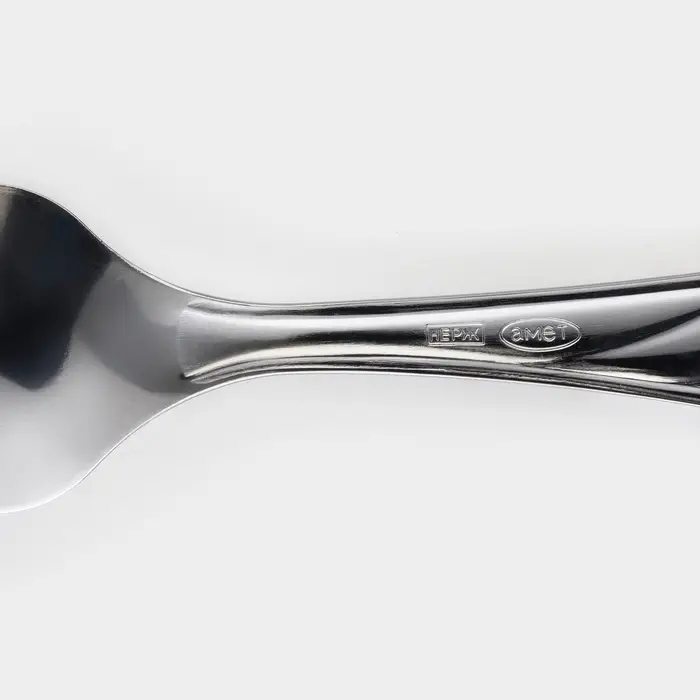 Вилка столовая детская &laquo;Лёвушка&raquo;, h=16 см, толщина 1.2 мм, нержавеющая сталь, серебристая