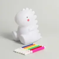 Раскрась светильник &laquo;Динозаврик&raquo;, с фломастерами, набор для творчества