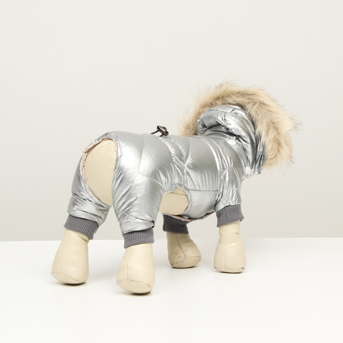 Комбинезон Комбинезон "Мальчик" с утяжкой, размер 14 (ДС 32 см, ОГ 42 см, ОШ 31 см), серебряный