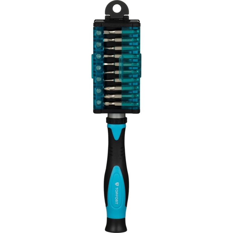 Отвертка Topfort с набором бит, 38 предметов (536338)