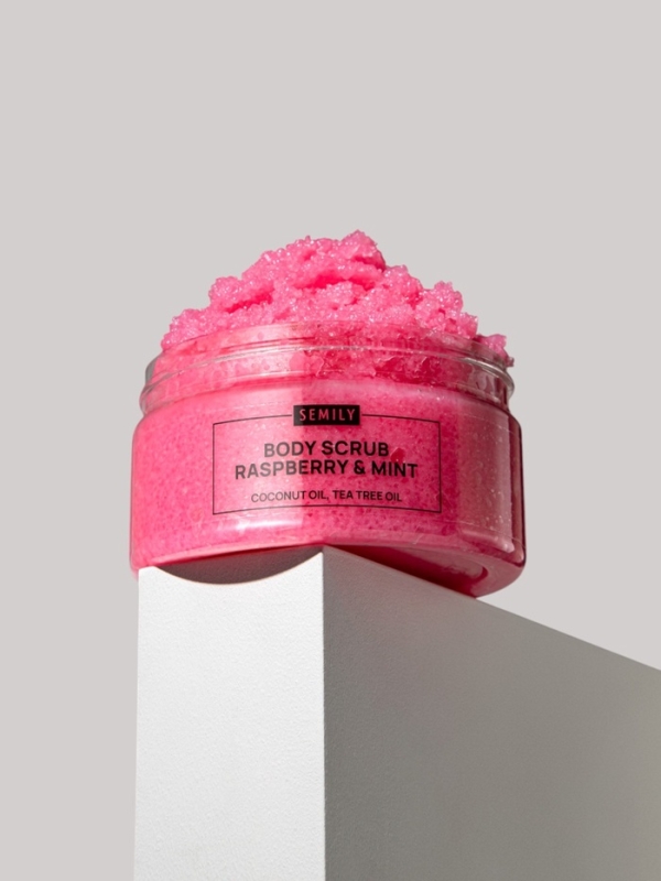 Скраб для тела Semily с малиной и мятой, 300 мл Скраб для тела Semily с малиной и мятой, 300 мл
