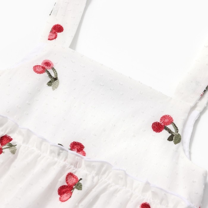 Сарафан для девочки MINAKU, цвет белый, рост 104 см Сарафан для девочки MINAKU, цвет белый, рост 104 см