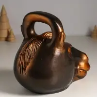 Копилка "Гиря конь" 21×25 см, бронза