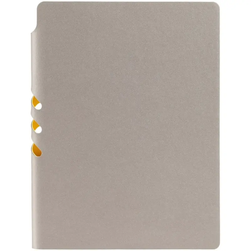 Ежедневник Flexpen, недатированный, серебристо-желтый Ежедневник Flexpen, недатированный, серебристо-желтый