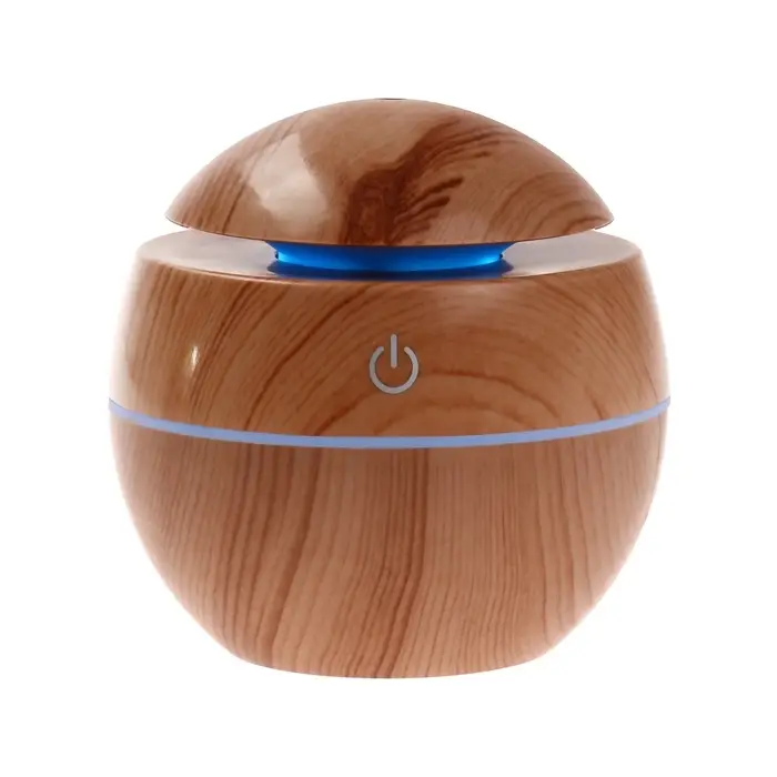 Увлажнитель воздуха HM-11, ультразвуковой 200 мл, подсветка, светлое дерево
