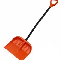 Лопата 410 х 360 мм, пластик, металлический черенок, оцинкованная планка Вьюга №4 Премиум