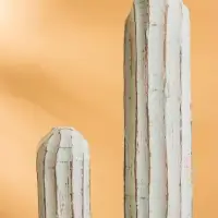 Сувенир «Кактус», 24×9×54 см, дерево, голубой
