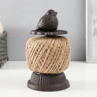 Фигурка - катушка для ниток &laquo;Птенчик&raquo;, чугун, 8.5&times;8.5&times;16 см