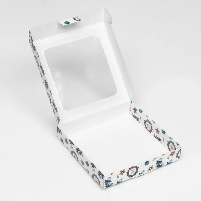 Коробка самосборная «Праздничный гость», 16×16×3 см