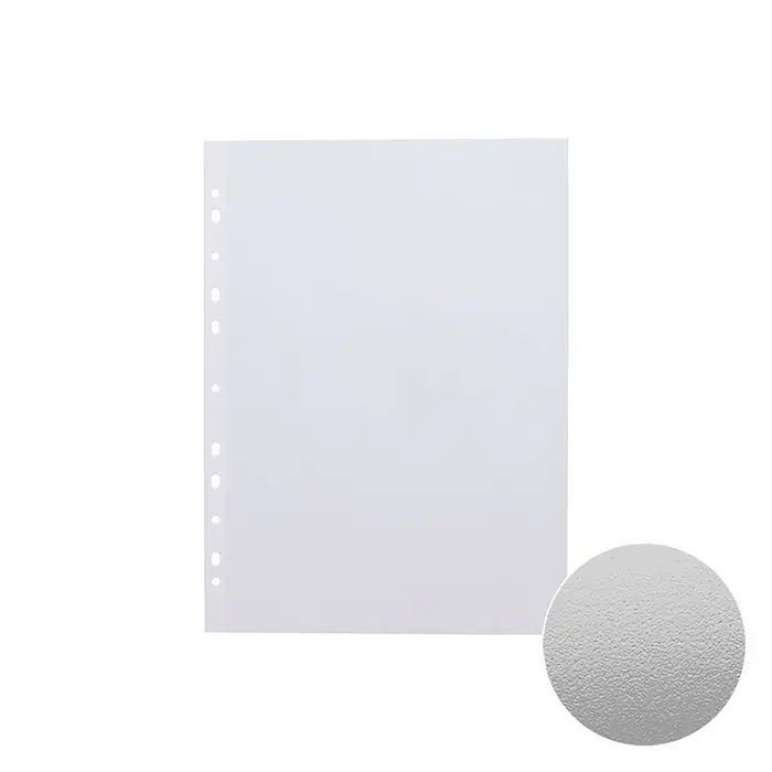 Файл - вкладыш ErichKrause Fizzy Clear, А4, 40 мкм, прозрачный, тиснение &laquo;апельсиновая корка&raquo;, вертикальный, вмещает до 50 листов, 100 штук