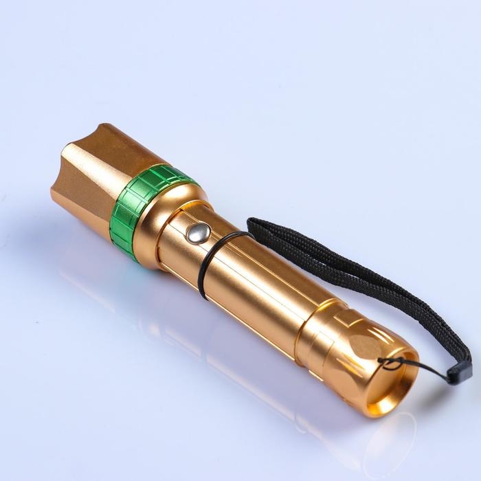 Фонарь профессиональный аккумуляторный  Фонарь профессиональный аккумуляторный "Мастер К" MHA-W5D1, 3 режима, zoom, 15.5 х 4 х 4 см