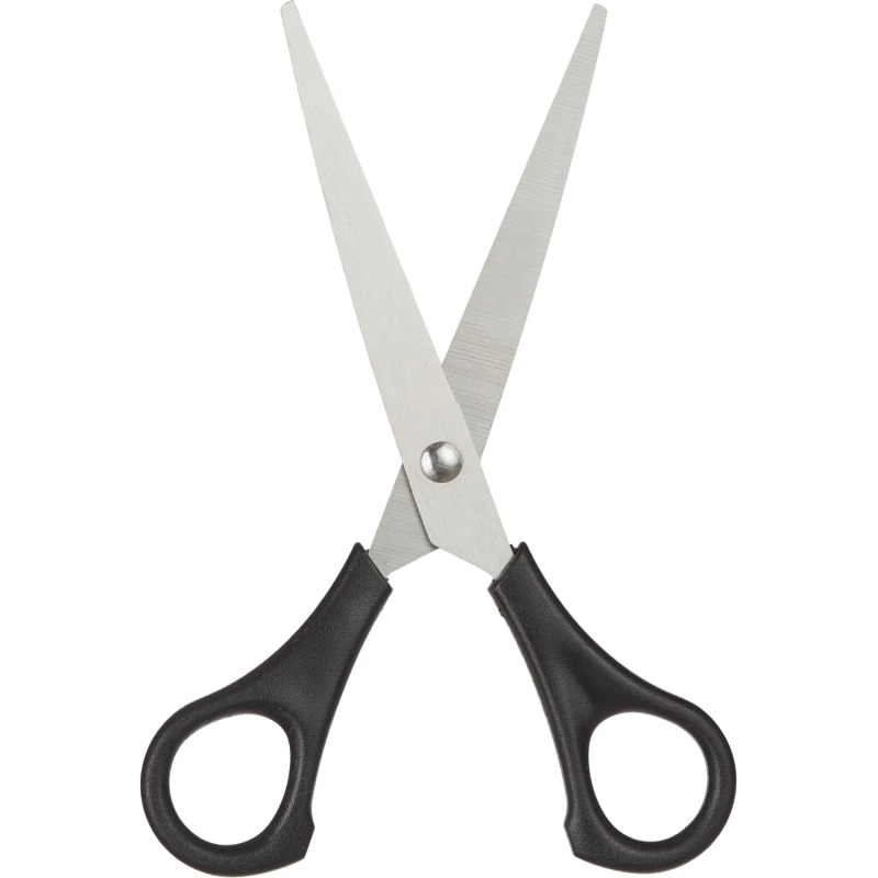 Ножницы Attache 160 мм с пластик симметричными ручками,черный