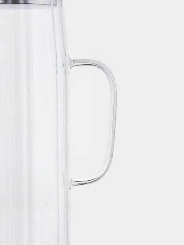 Кувшин Кувшин "Эко.Дольки" 1200 мл, 9×14×24.5 см, с бамбуковой крышкой