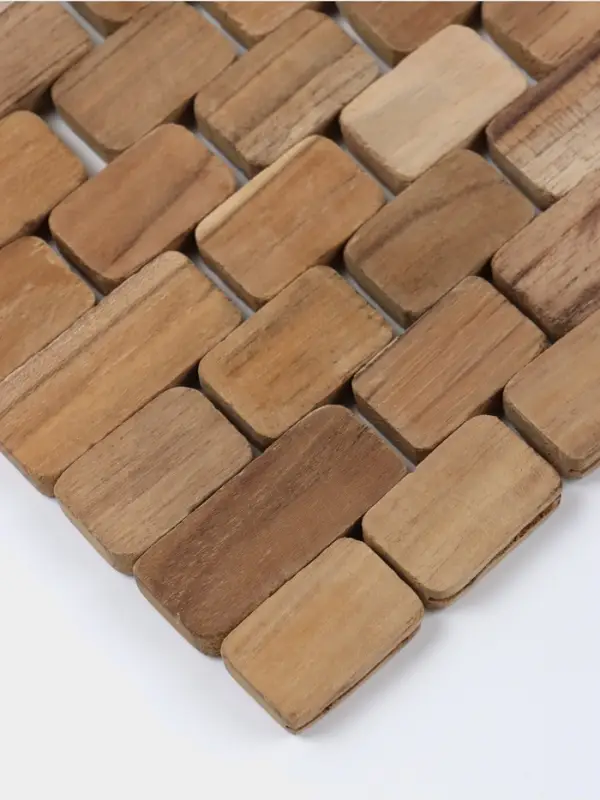 Коврик из тикового дерева, 30&times;20&times;0.7 см