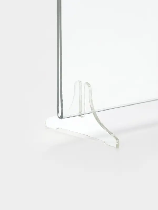 Ценникодержатель в эконом-панель, откидной, 10&times;13.5 см, прозрачный