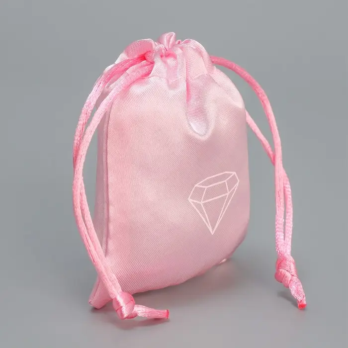 Мешочек подарочный атласный &laquo;Кристальные чувства&raquo;, 7 х 9 см +/- 1.5 см