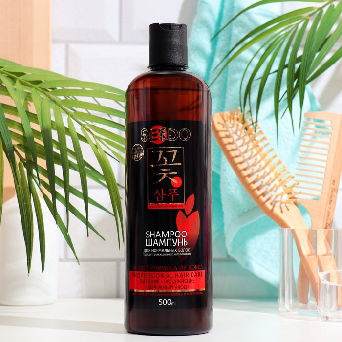 Шампунь Sendo Professional с маслами персика и миндаля для нормальных волос, 500 мл Шампунь Sendo Professional с маслами персика и миндаля для нормальных волос, 500 мл
