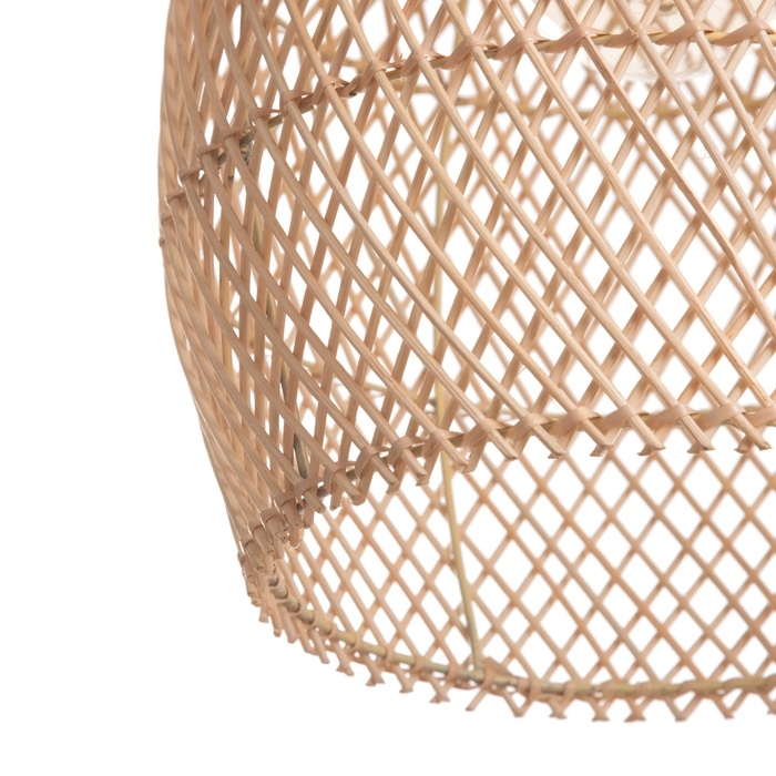 Светильник потолочный из ротанга Светильник потолочный из ротанга "Айван" 1х120Вт, Е27, 30х30х52 см