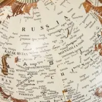 Глобус сувенирный 23х20х39 см, подставка дерево