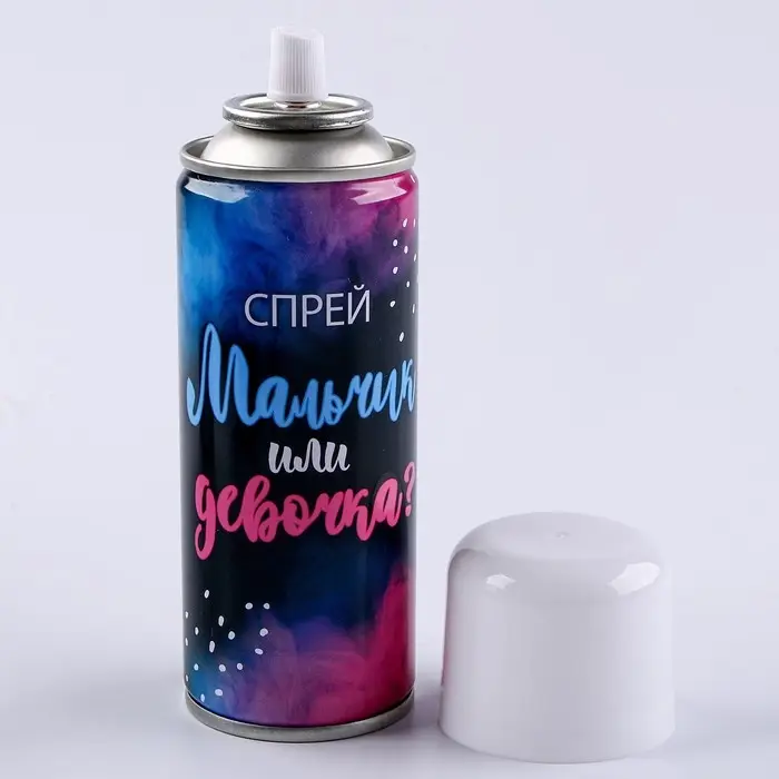 Тающий спрей на гендер пати «Мальчик или девочка», розовый, 250 мл