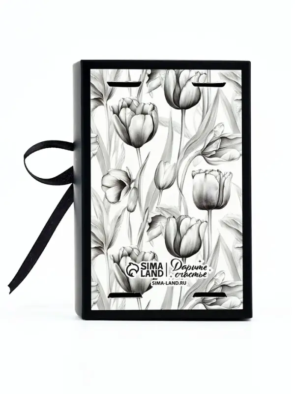 Коробка под бижутерию «Чёрно-белая», 12 х 8.5 х 3 см