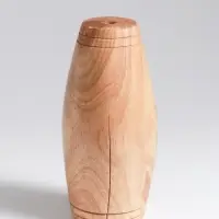 Ваза для сухоцветов &laquo;Бьянка&raquo;, 9&times;9&times;15 см, дерево джати, коричневая