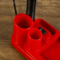 Лампа настольная RISALUX &laquo;Мудрец&raquo;, органайзер, Е27, 40 Вт, красная, 18&times;11.5&times;33 см