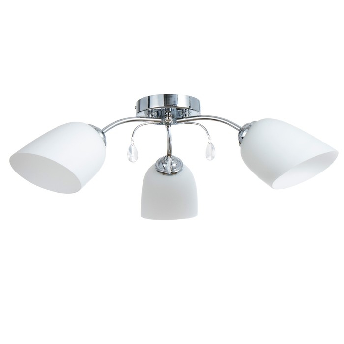 Люстра Люстра "Лиана" 3хЕ27 40Вт хром 55х55х36 см BayerLux