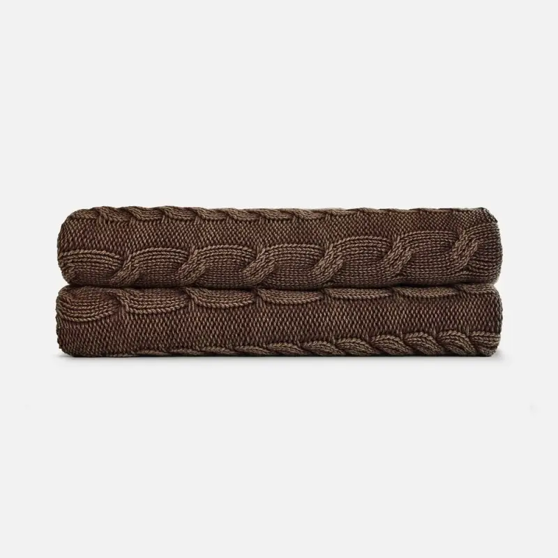 Плед Hygge, коричневый