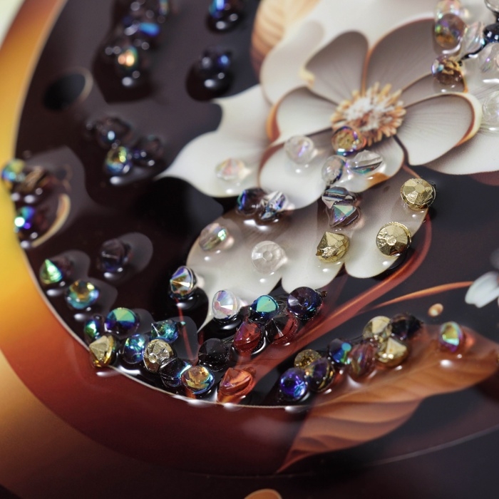 Картина акрил  Картина акрил "Цветочная абстракция" 30х20 см