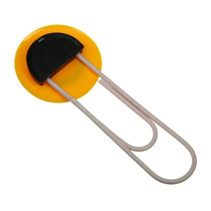 Закладка-скрепка большая «Смайл», 11 см