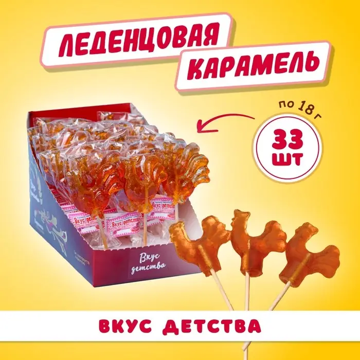 Карамель леденцовая &laquo;Вкус Детства&raquo;, набор, 18 г