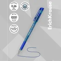 Ручка шариковая ErichKrause ULTRA-30 Original, узел 0.7 мм, чернила синие, длина письма 1000 метров