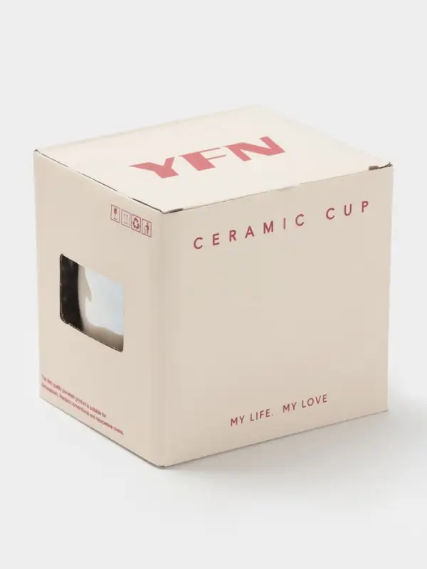 Кружка 350 ид Кружка 350 ид "Бантик" 8,5х9 см красный бант