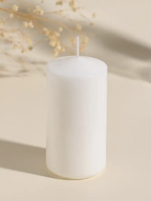 Свеча пасхальная столбик "ХВ!" 5х10 см