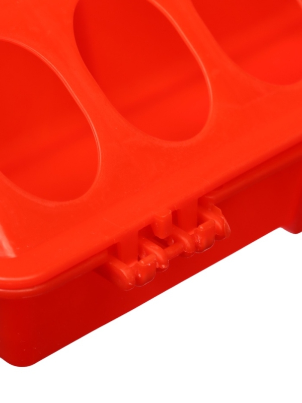 Кормушка - поилка для перепелов 28 ячеек, лотковая, пластик Кормушка - поилка для перепелов 28 ячеек, лотковая, пластик