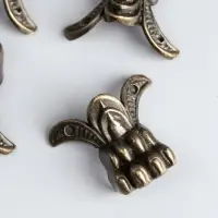 Уголок (ножка) для шкатулки "Лапа" набор 4 шт 4,3х3,4 см Уголок (ножка) для шкатулки "Лапа" набор 4 шт 4,3х3,4 см