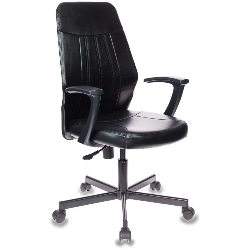 Кресло 0MX_VB_EChair-224 PPU к/з черный, металл