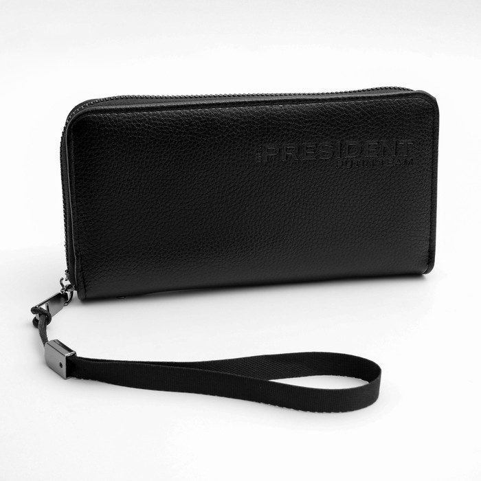 Портмоне с молнией «President», 19 x 9,5 x 1,5 см