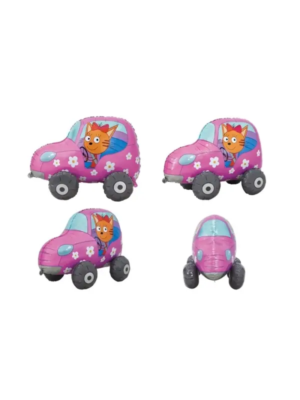 Воздушный шар фольгированный 3D 29 Воздушный шар фольгированный 3D 29" «Три Кота. Карамелька в машине»