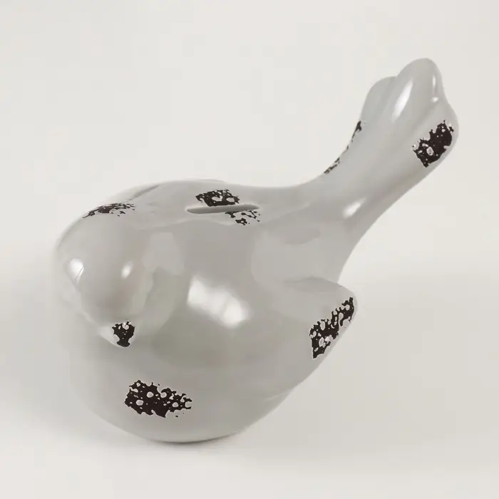 Копилка для денег &laquo;Серый воробушек&raquo;, керамика, 18.8 11.9&times;13 см