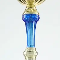 Кубок 132A, наградная фигура, золото, подставка камень, 28&times;10&times;9 см