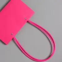 Сумка для цветов влагостойкая, фуксия, 22x10.5x13.5 см