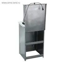 Умывальник TUNDRA, с ЭВН, нержавеющая мойка, 1250 Вт, 17 л, серебристый