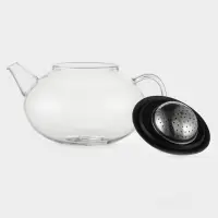 Чайник заварочный Magistro &laquo;Дроппер&raquo;, 1 л, 22&times;14 см, с металлическим ситом, стекло, прозрачный