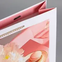 Пакет подарочный "Утренний кофе", ламинированный, 33 х 42,5 х 10 см