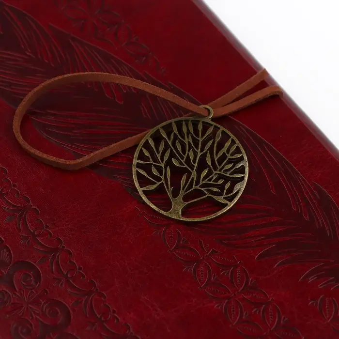 Родословная книга &laquo;Наш род&raquo;, с пером, 56 листов, бордо, 35&times;25 см