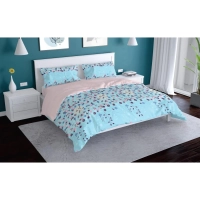 Постельное белье 2сп,Sendai набивн.поплин 105г/м2 (нав.70х70-2шт),40034-1