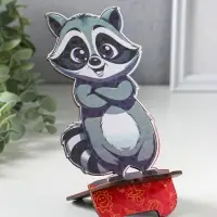 Подставка для телефона, планшета &laquo;Енот&raquo;, 19&times;10 см